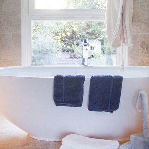 bathtub BLUE KLEIN window